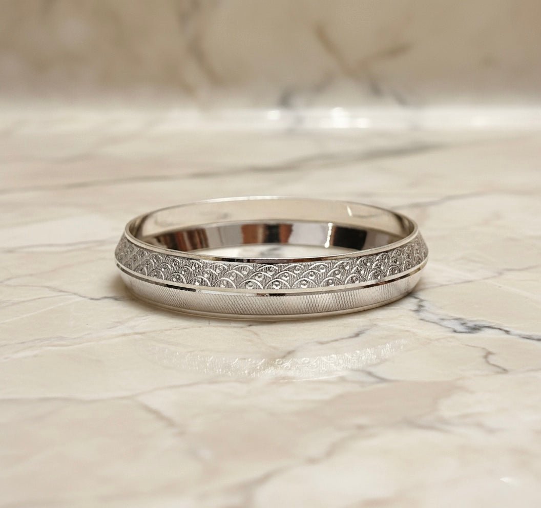 Sterling Silver Titan Menƒ??s Kada ( 41 grams )