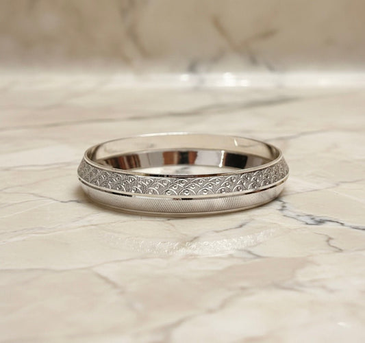 Sterling Silver Titan Menƒ??s Kada ( 41 grams )