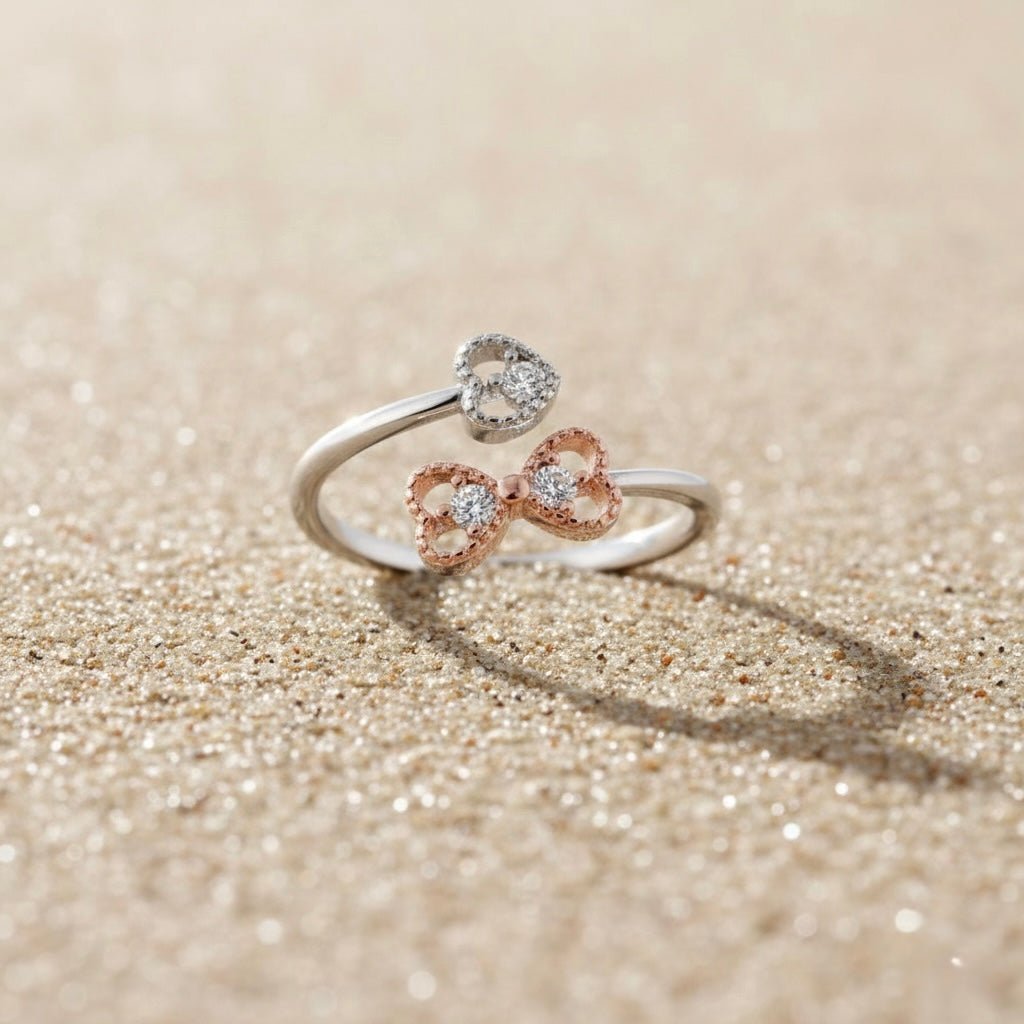 925 Sterling Silver Ring (3 Hearts)