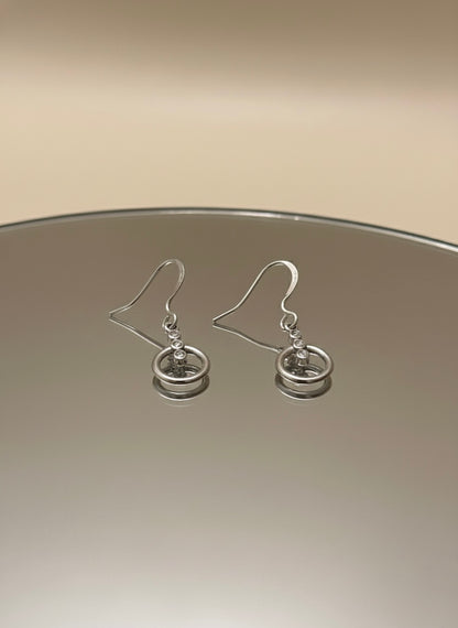 Sterling Silver Eternal Connection Earrings