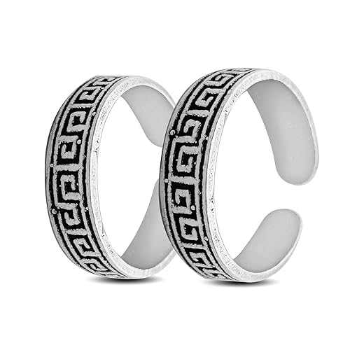 Pure Silver Toe Ring | 925 (Antique 2)