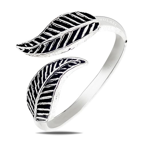 2 Leaves Design Pure Silver Toe Ring | 925