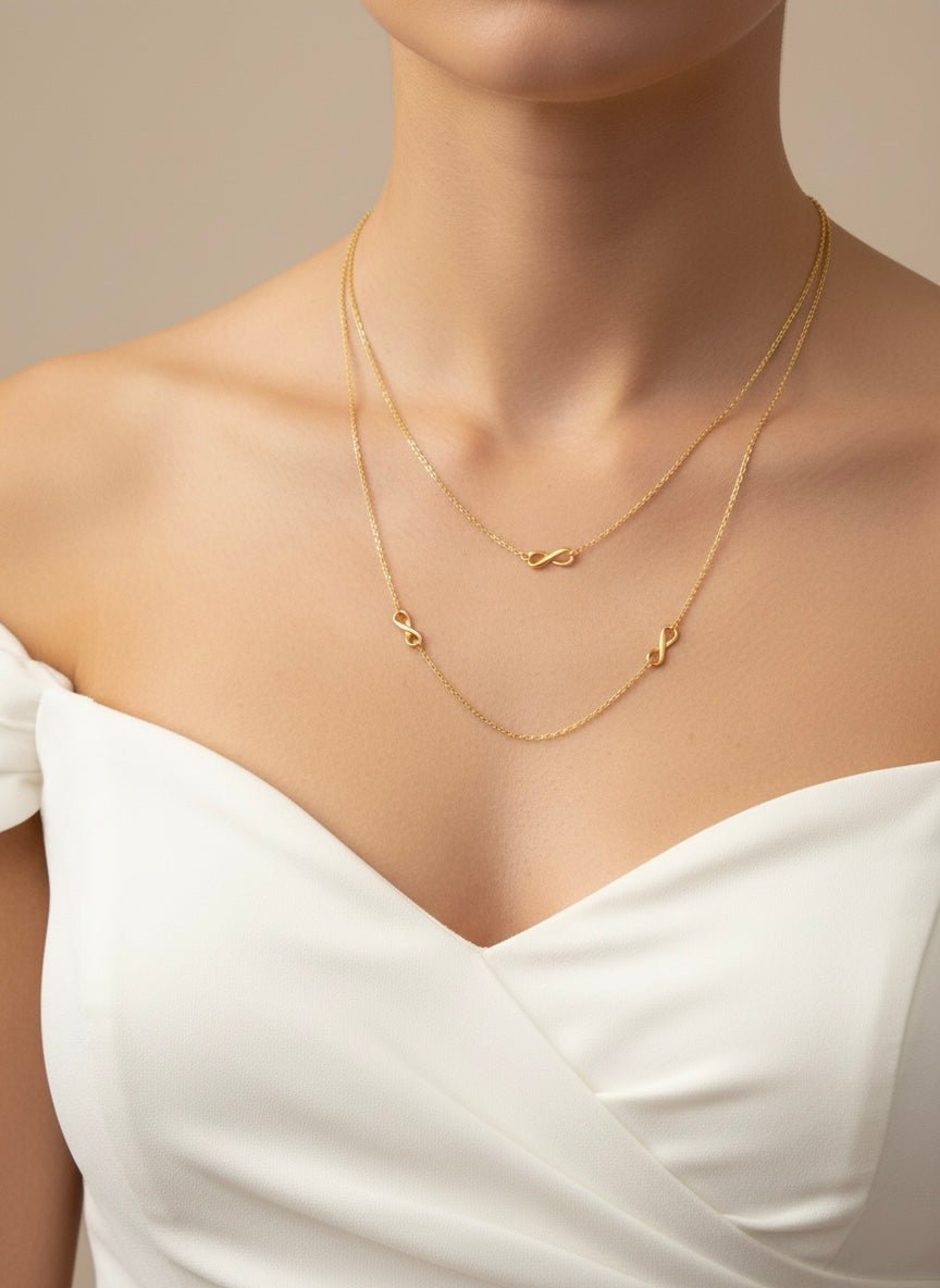 Sterling Silver Eternity Chain