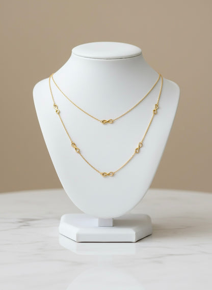 Sterling Silver Eternity Chain