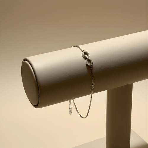 Sterling Silver Forever Linked Bracelet