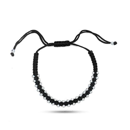 A stylish and protective 92.5 sterling silver evil eye bracelet for men and women, designed to ward off negative energy and protect from buri nazar. This nazariya bracelet, also known as "Ankh Wala Pure Chandi Ka Hand Band," is made from pure sterling silver, making it both fashionable and meaningful. Ideal for wearing daily or on special occasions, it serves as a traditional najar battu to provide spiritual protection. Comes in a pack of 2, making it perfect for gifting or for couples to wear matching brac