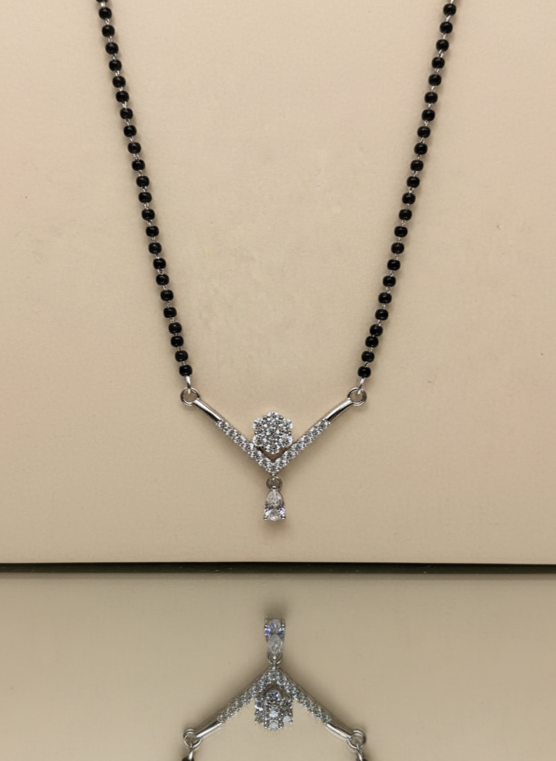 925 Sterling Silver The Floral Cascade Mangalsutra