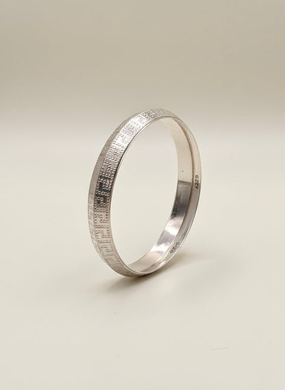 Sterling Silver Amulet Menƒ??s Kada ( 30 grams )