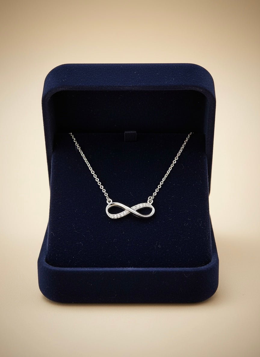 Sterling Silver Serenity Loop Necklace