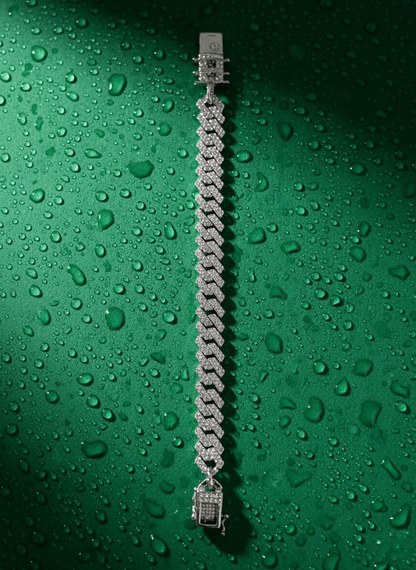 Cuban Luxe Silver Bracelet ( 29 grams )
