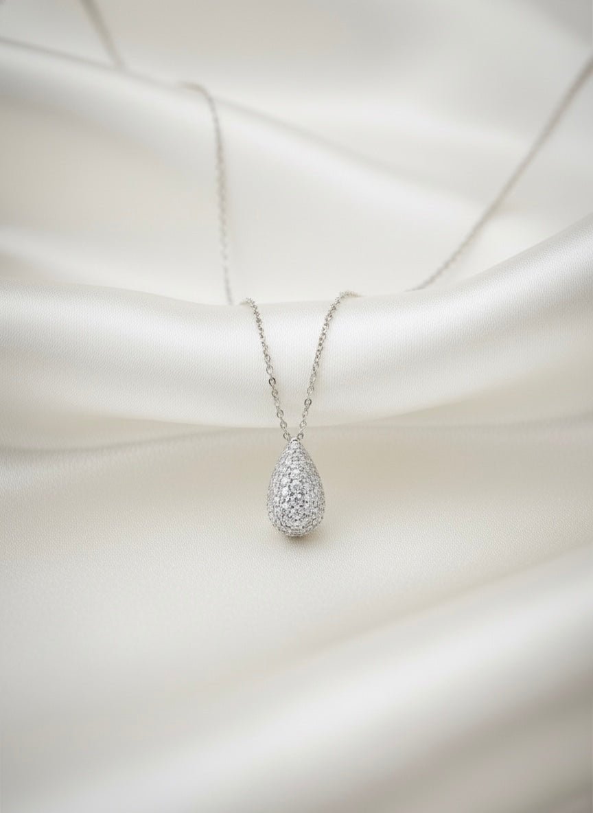 Sterling Silver Dewdrop Necklace