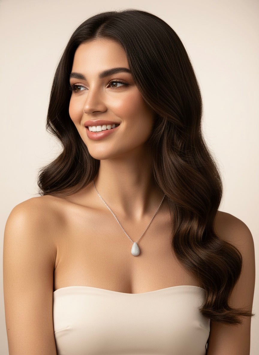 Sterling Silver Dewdrop Necklace