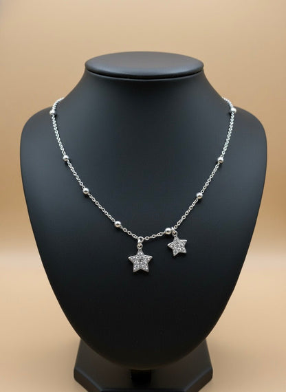 Sterling Silver Stella Necklace