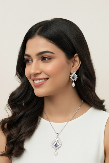 Aquacore Pendant Set | 925 Sterling Silver