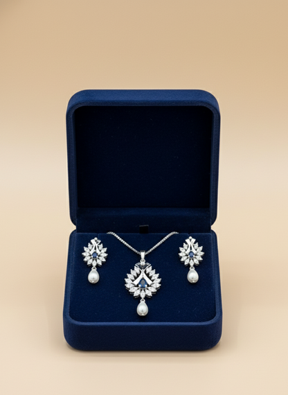 Aquacore Pendant Set | 925 Sterling Silver