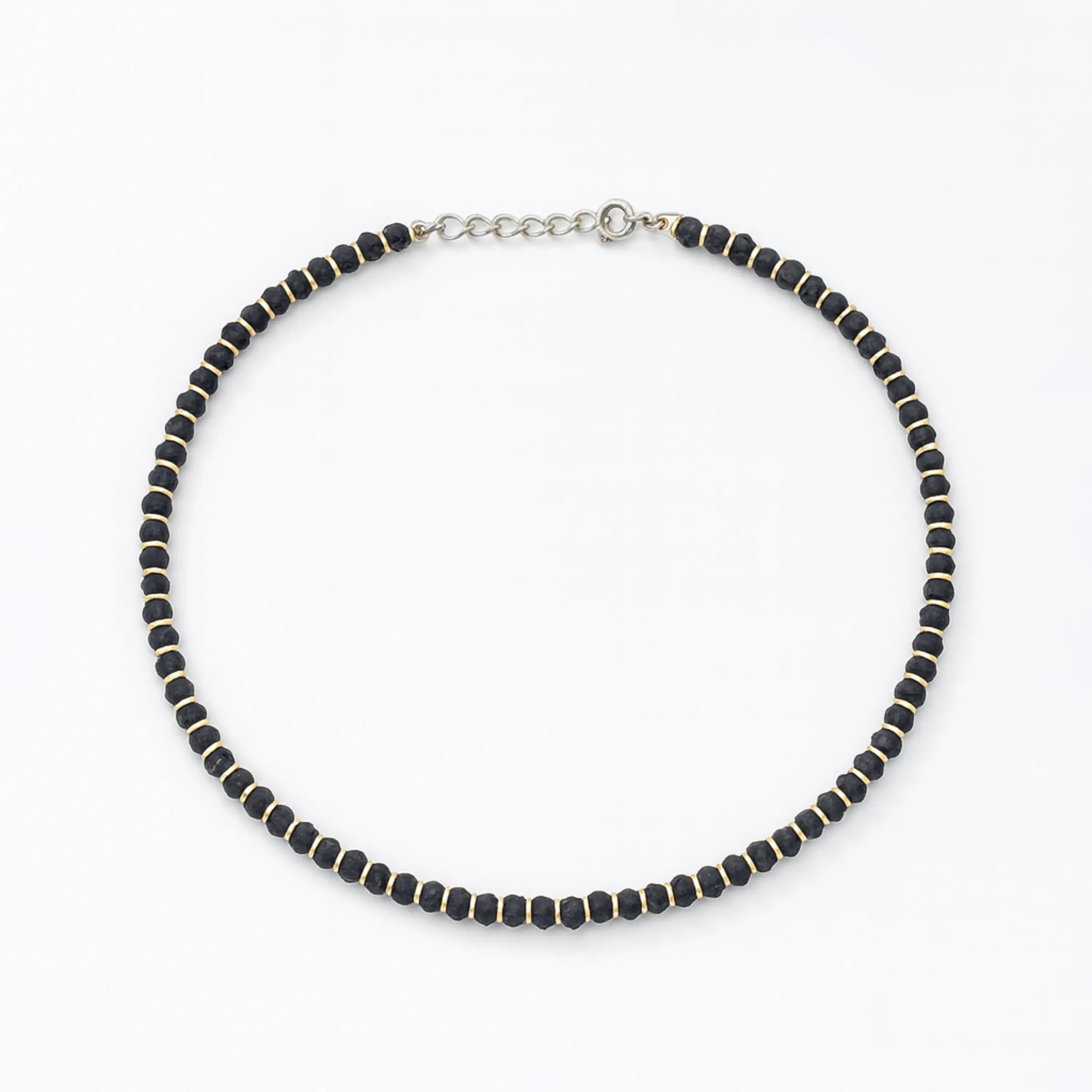 Golden Edge Onyx Anklet
