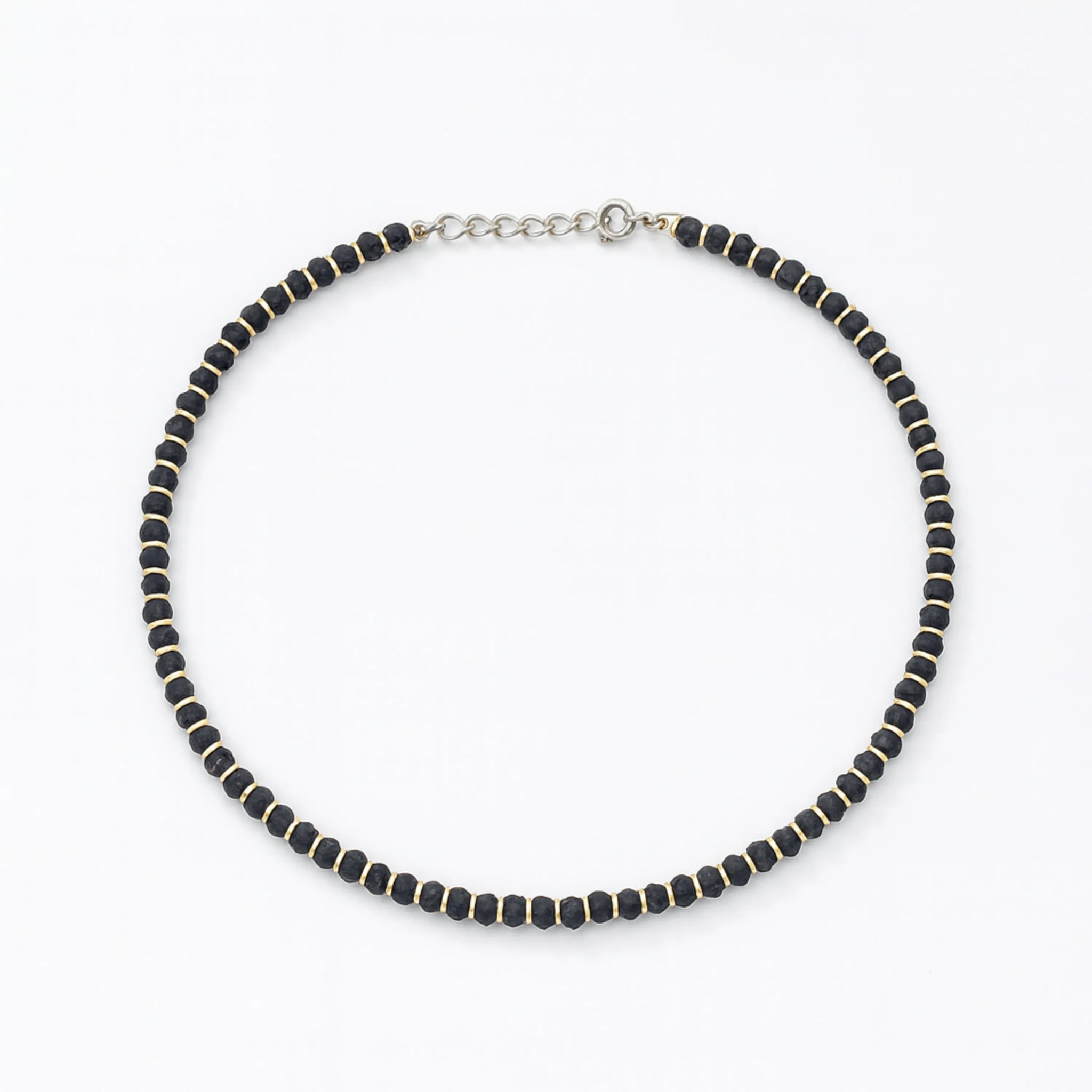 Golden Edge Onyx Anklet