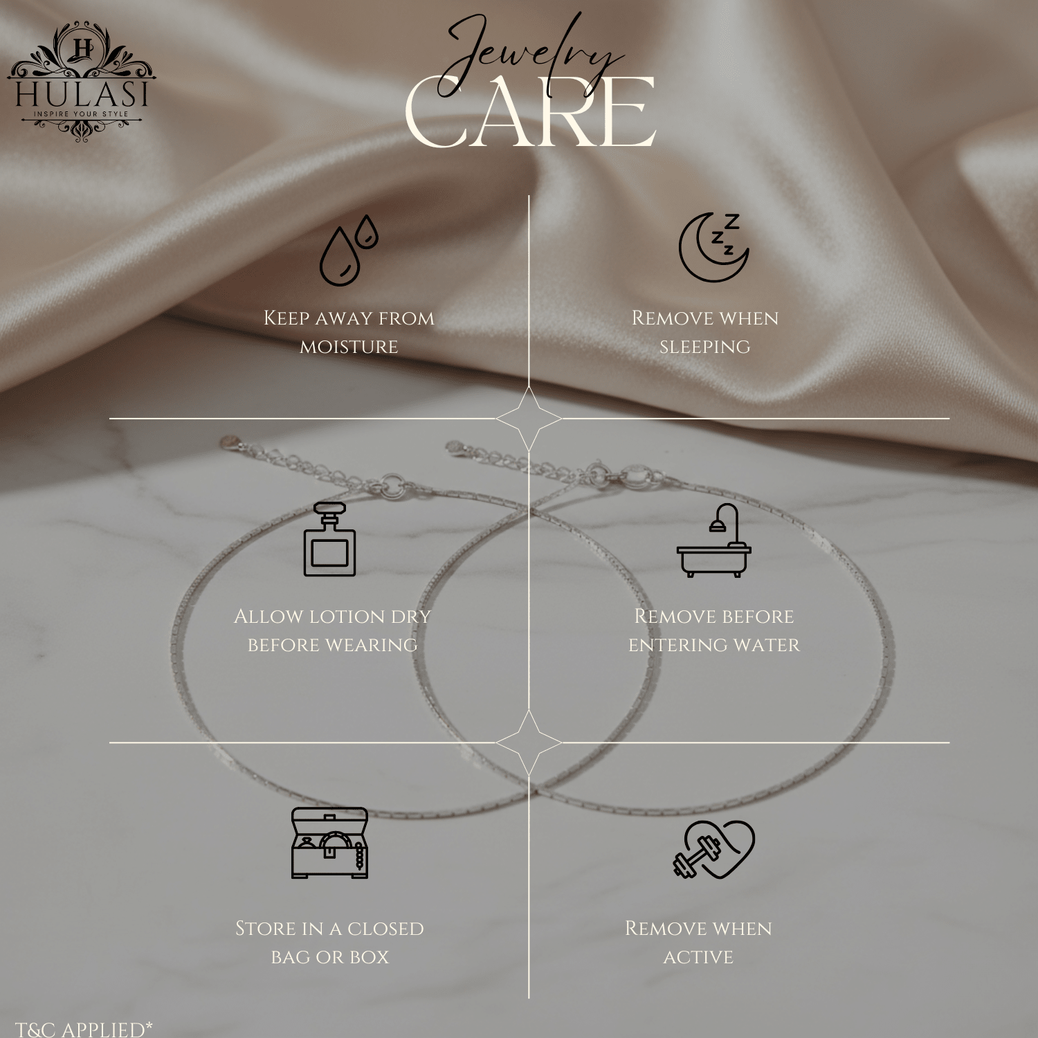 Hulasi Women 925 Sterling Silver Sleek Box Chain Anklet Payal 24cm Plus 3cm Adjustable Minimalist Jewelry Gift