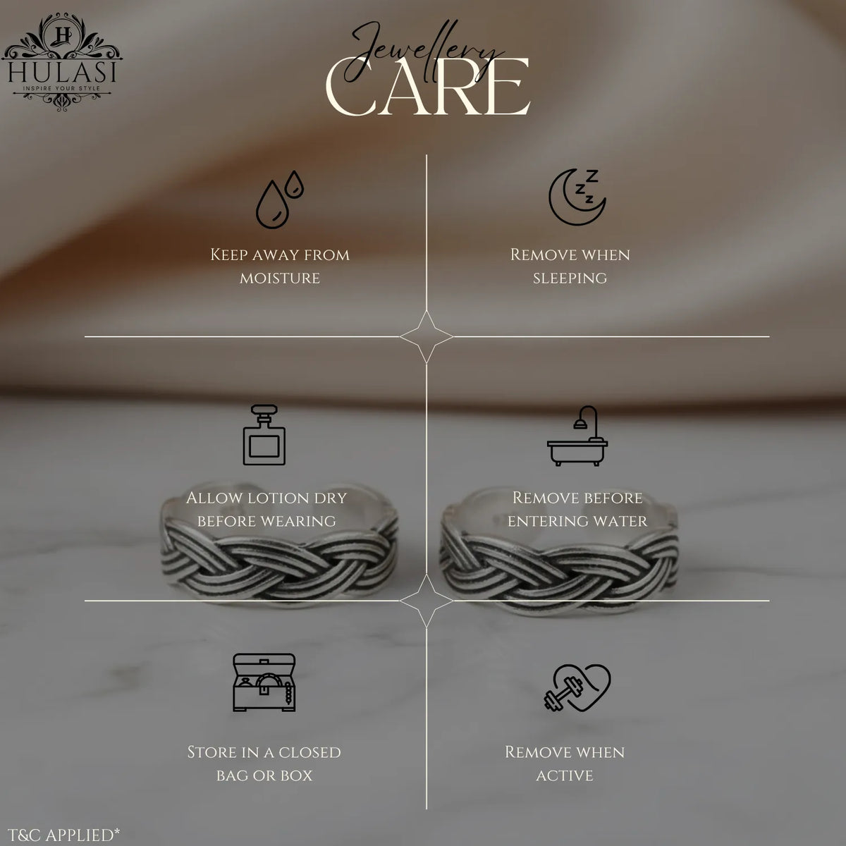 Swirl Lines Textured Adjustable Silver ANTIQUE TOE-RING