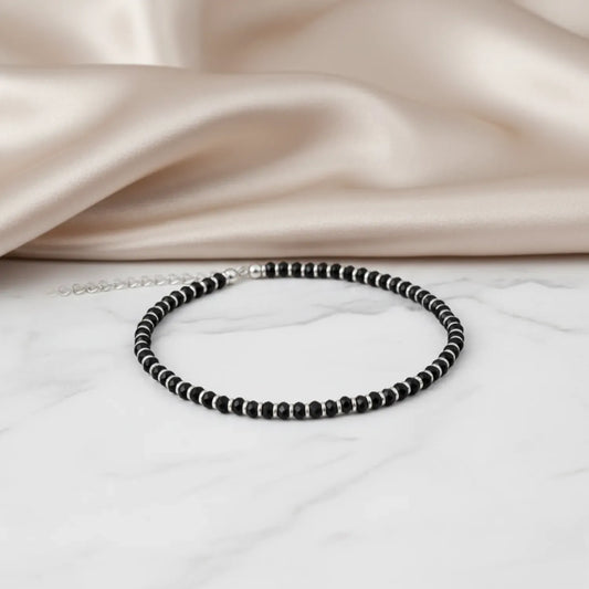 Midnight Sparkle Silver Bracelet