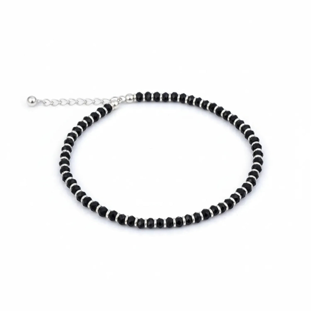 Midnight Sparkle Silver Bracelet