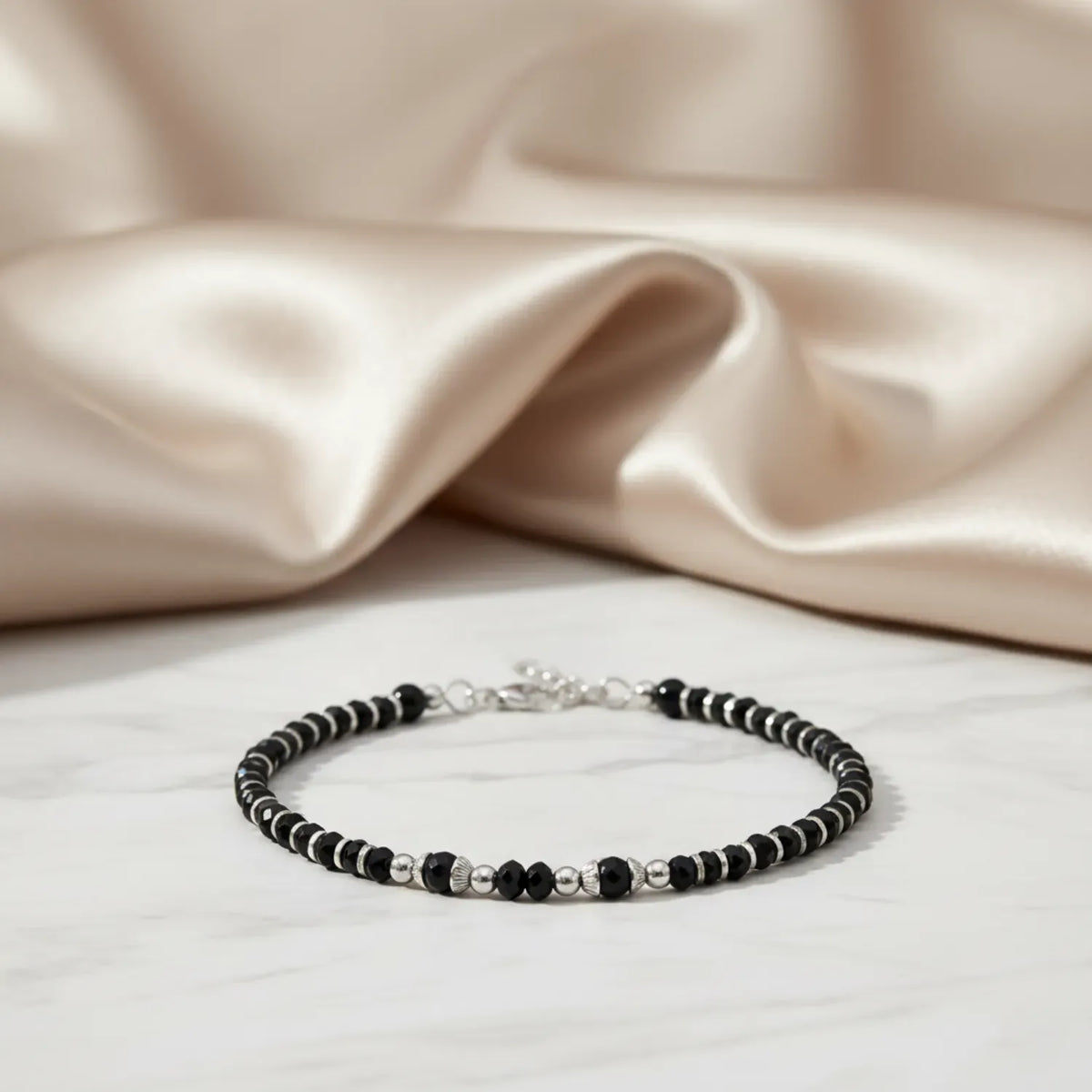 Silver Night Rhythm Bracelet