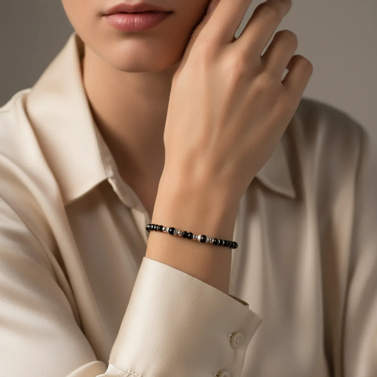 Silver Night Rhythm Bracelet