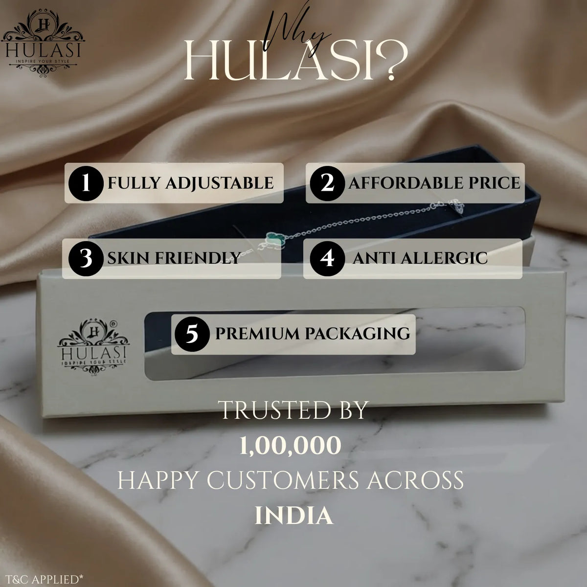 Hulasi 925 Sterling Silver Green Striped Clover Bracelet With Sparkle Detail Border, 18 Cm + 4 Cm Adjustable Chain