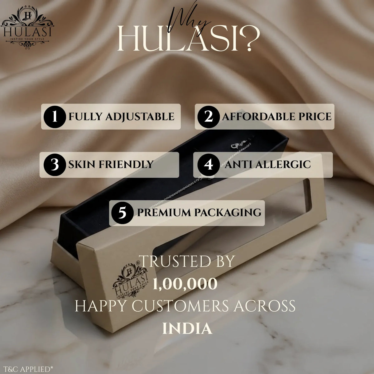 Hulasi 925 Sterling Silver White Clover Bracelet With Sparkle Detail Border, 18 Cm + 4 Cm Adjustable Chain
