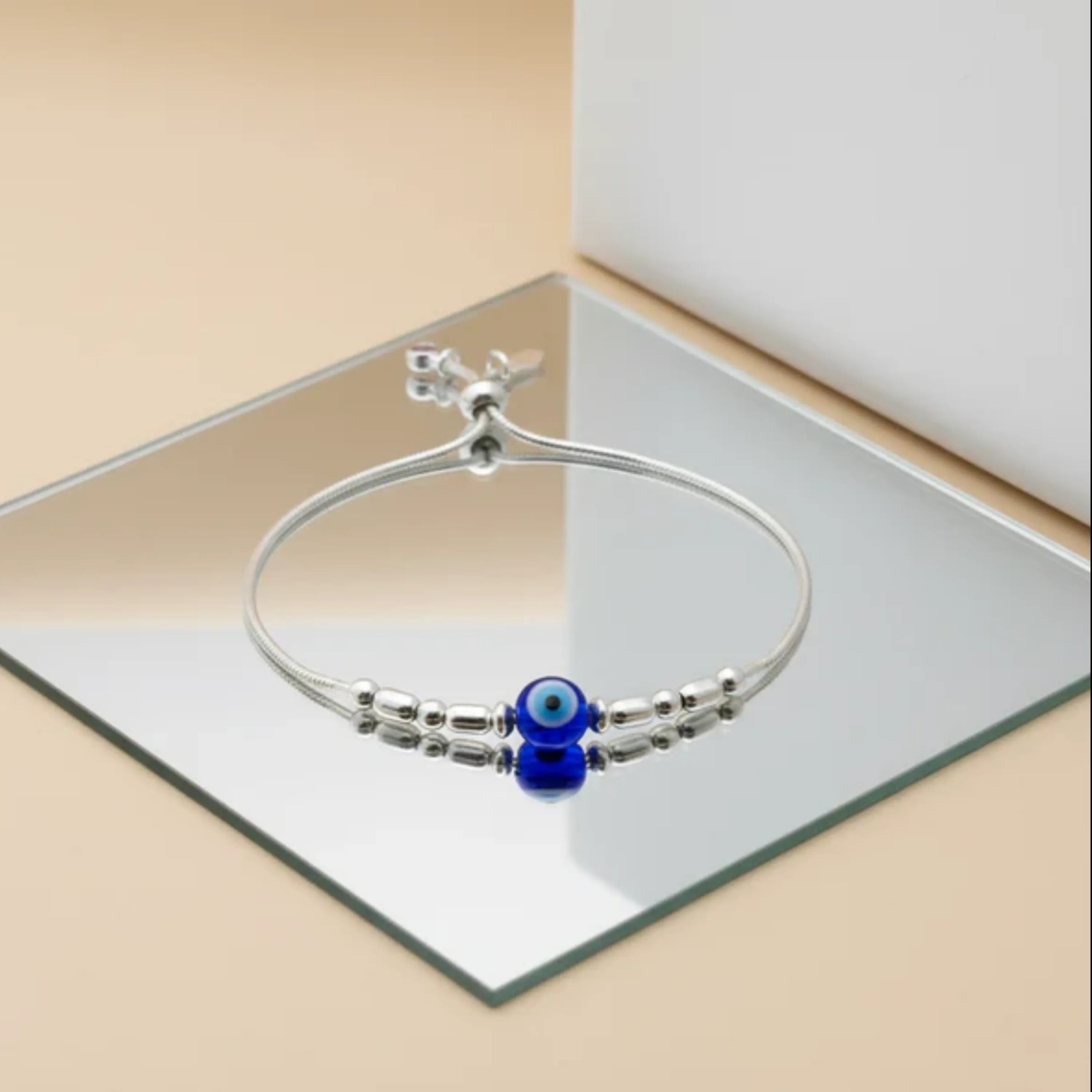 Hulasi Women 925 Sterling Silver Cubic Zirconia Open Cuff Bangle Bracelet 6.2cm