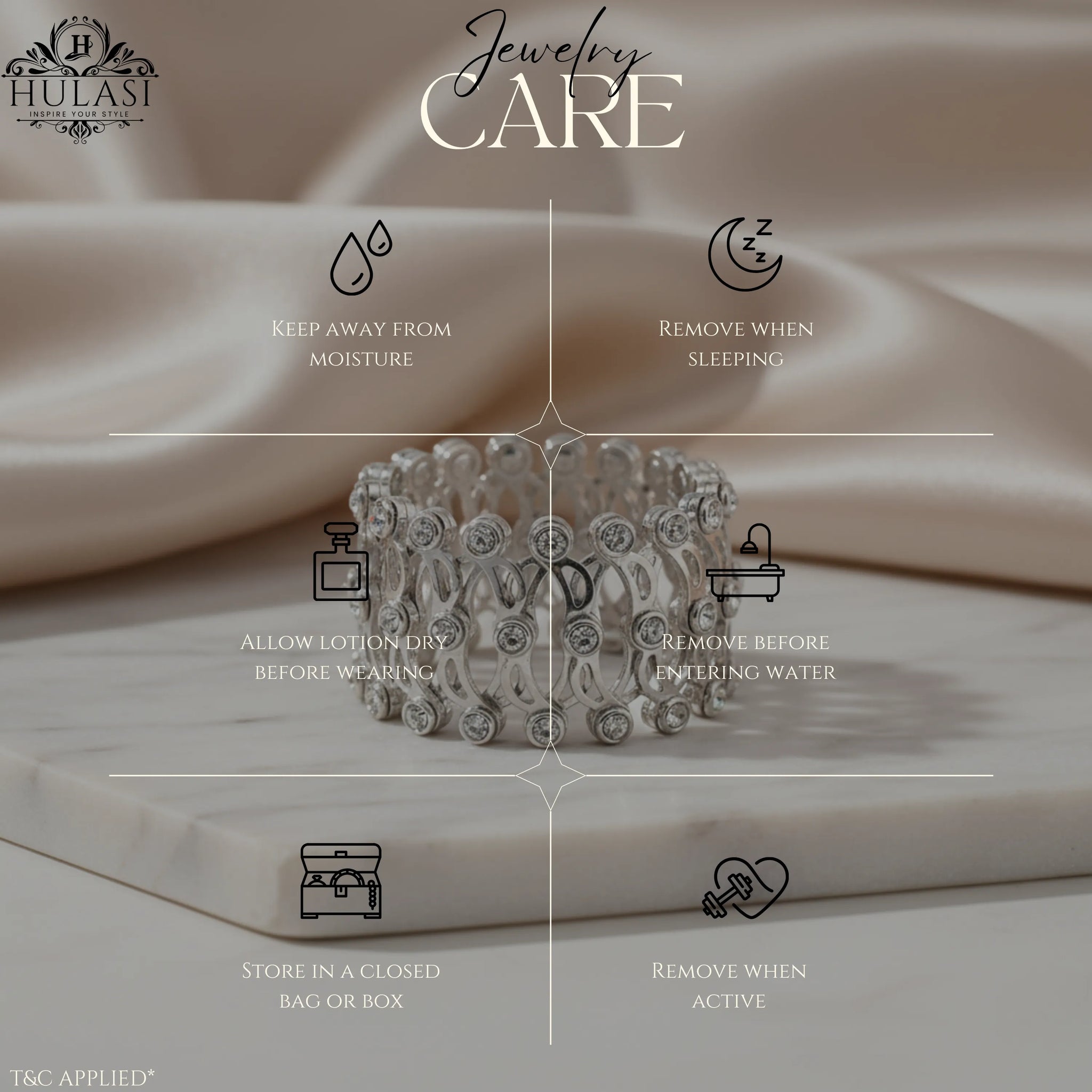 Hulasi Women 925 Sterling Silver Geometric Link Retractable Adjustable Bangle Bracelet