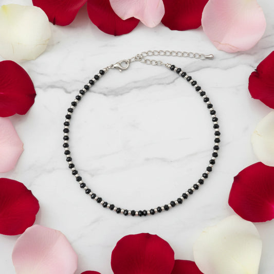 Crimson Fusion Bead Anklet