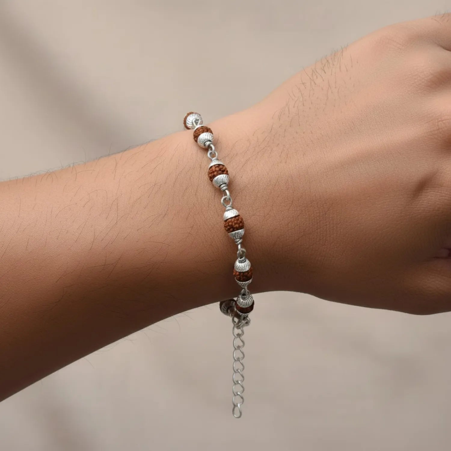 Silver Floral Harmony Bracelet