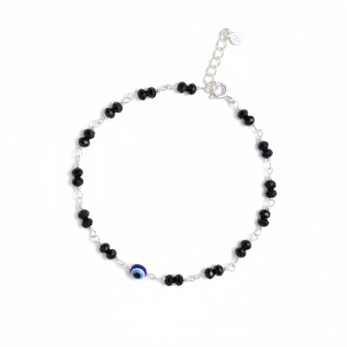 Silver Petal & Pearl Bracelet