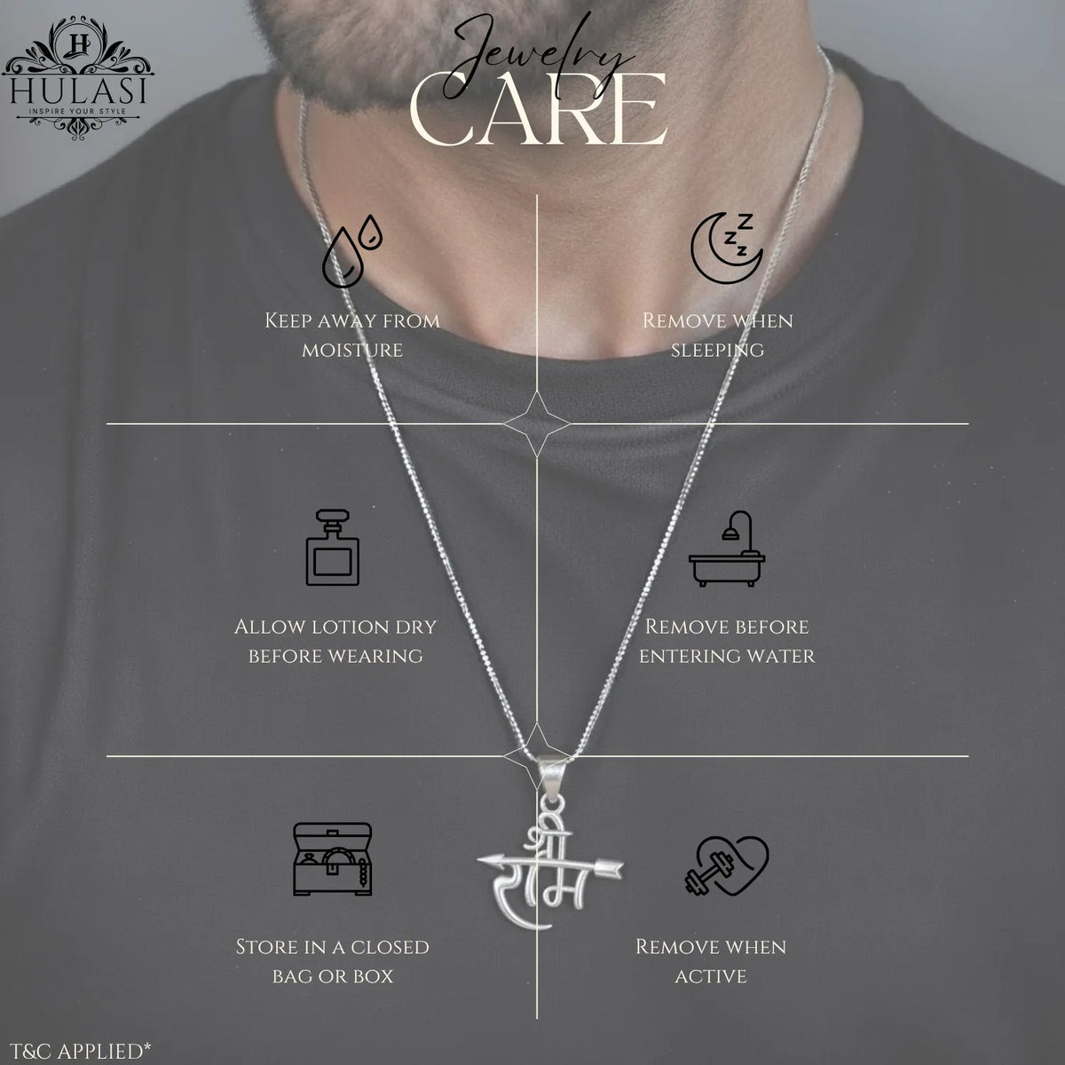 Ram Naam Dhanush Sterling Silver Pendant