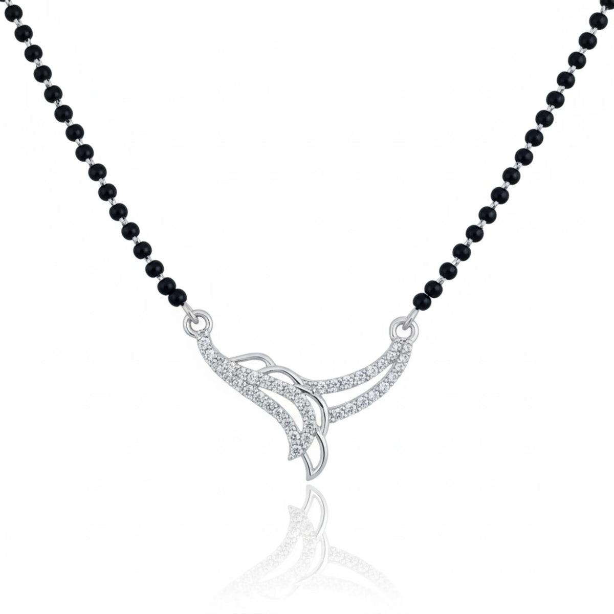Floral Fest CZ Designer Mangal Sutra Pendant