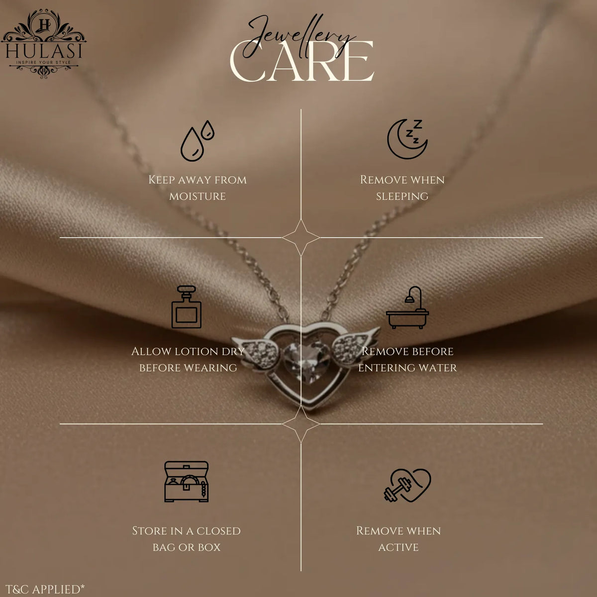 Majestic Swan Crown Silver Pendant