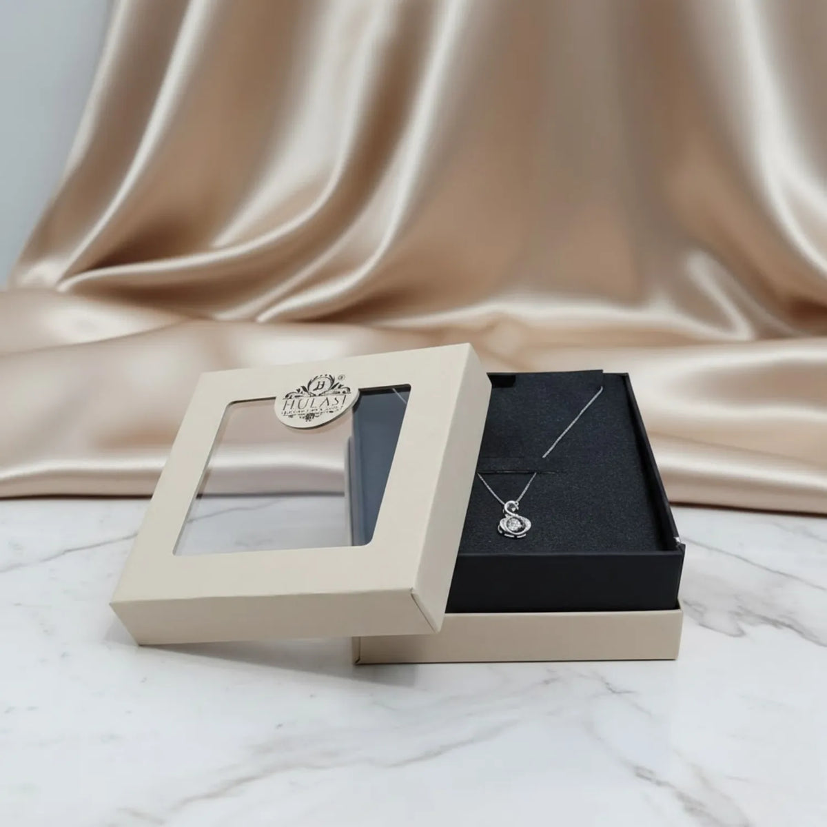 Royal Heart Crown Silver Pendant