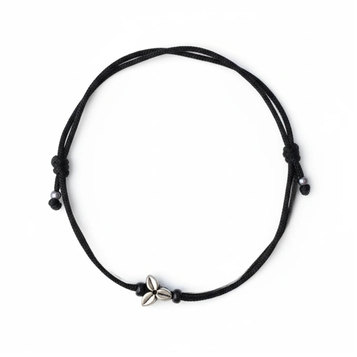 Sterling Streamline Braided Anklet