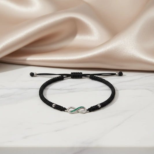 Stardust Sphere Braided Anklet