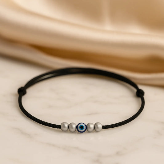 Antique Wave Barrel Braided Anklet