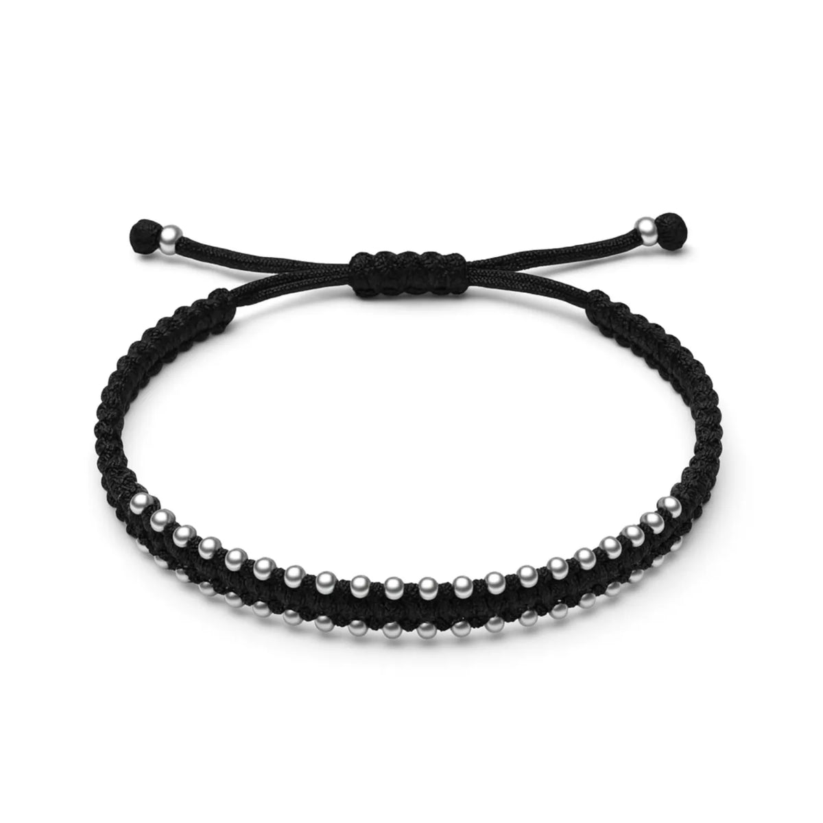 Trinity Petal Silver Knot Anklet