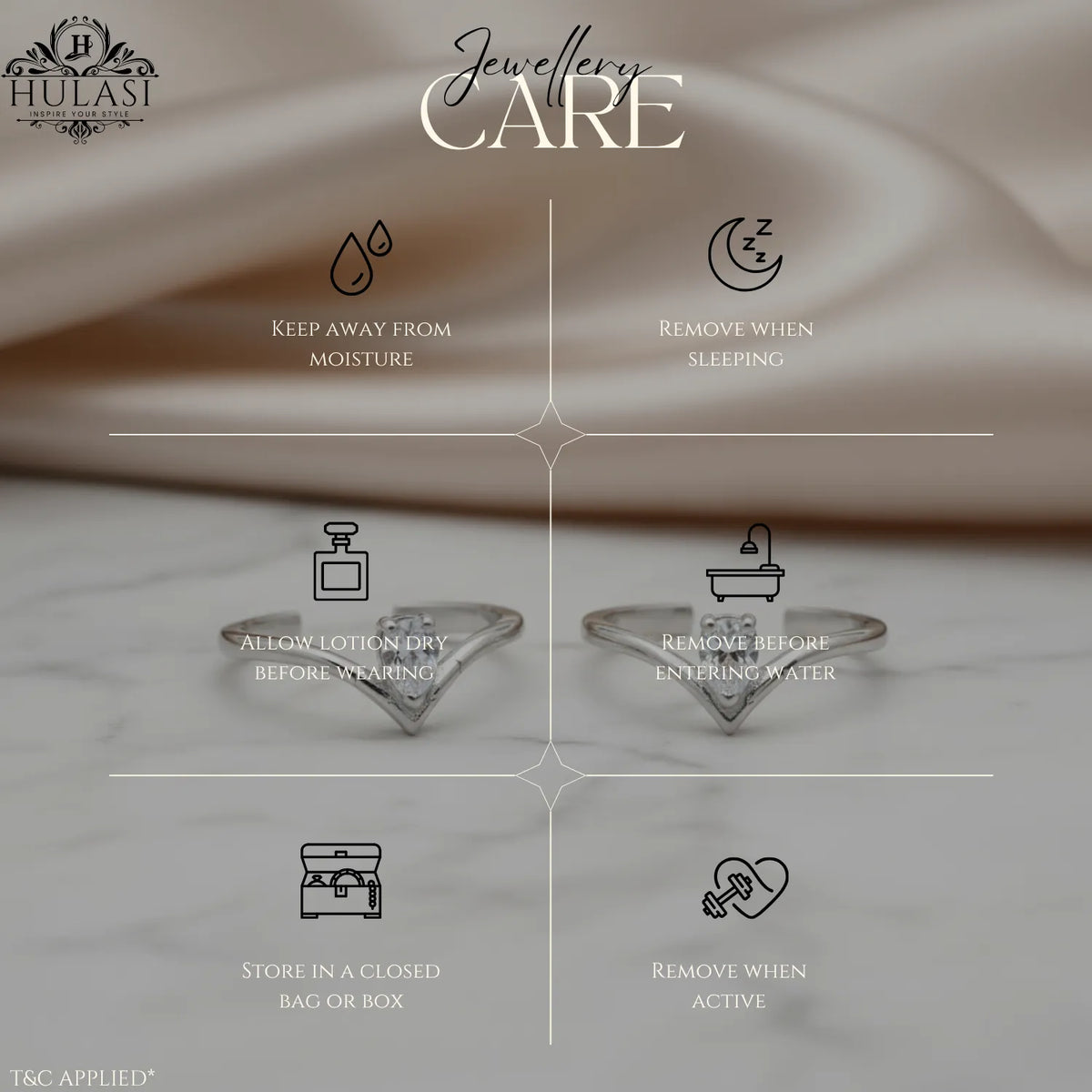 Edgy Spark Open Silver Toe Ring