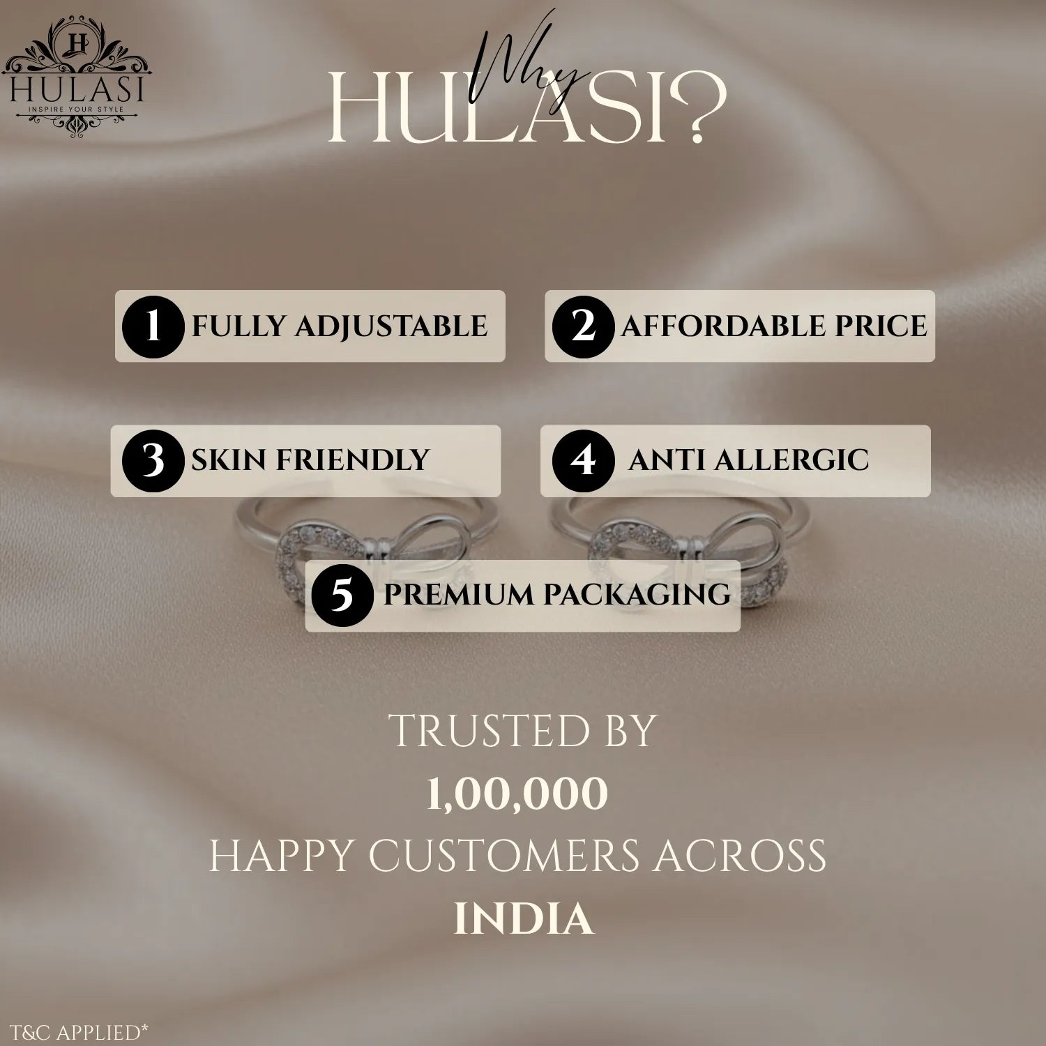 Twisted Leaf Loop 925 Silver Toe Ring