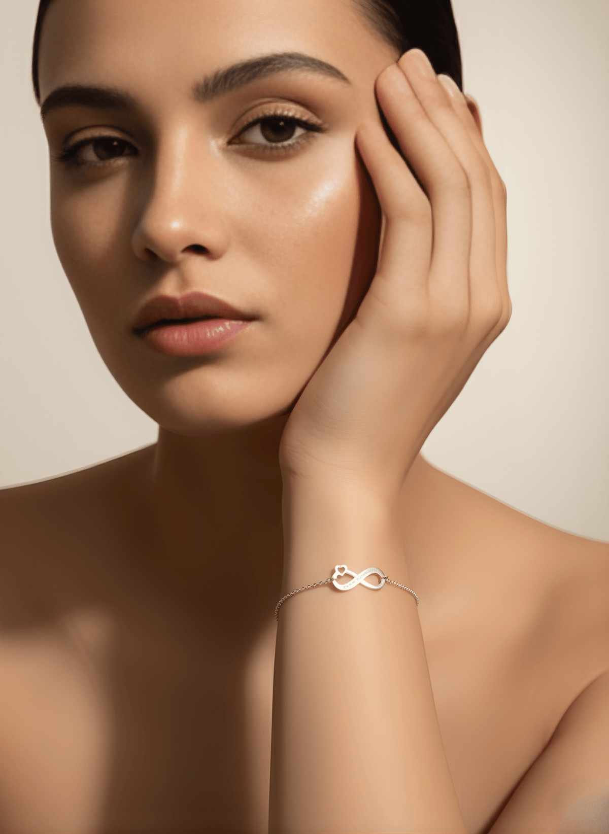 Silver Forever Brother Infinity Bracelet