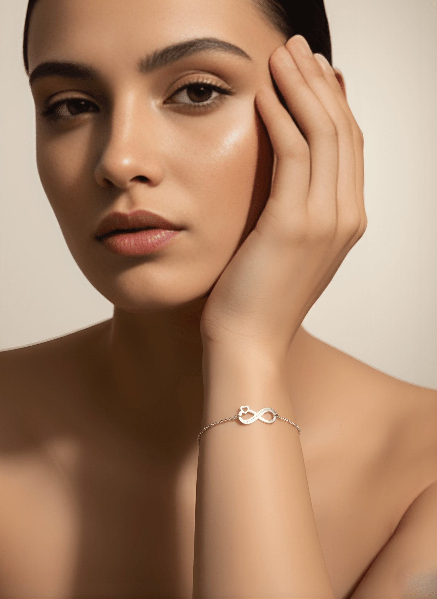 Silver Forever Brother Infinity Bracelet