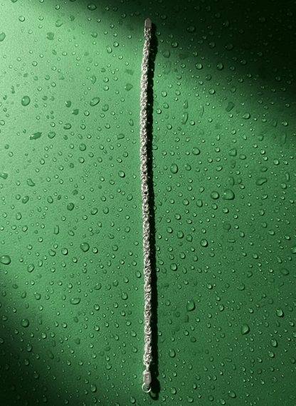 Silver Majestic Rope Link Bracelet ( 16 grams )