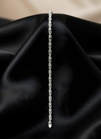 Silver Majestic Rope Link Bracelet ( 16 grams )