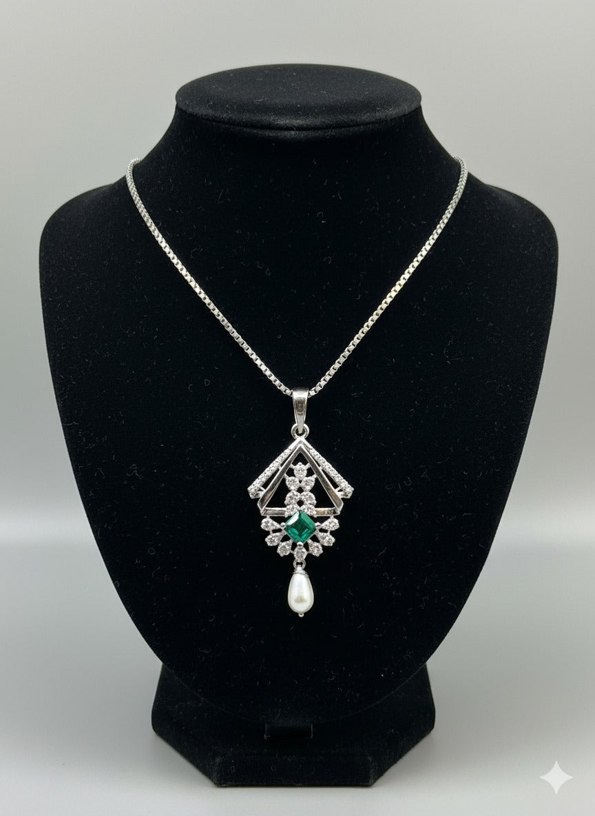 Emeralio Pendant Set | 925 Sterling Silver